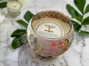 WOODLAND Mosaic candle